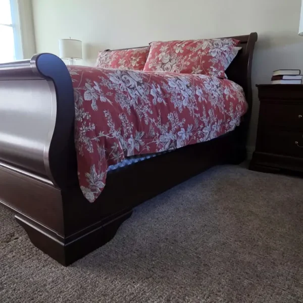 Sleigh bed - Aspen SW estate sale, Calgary